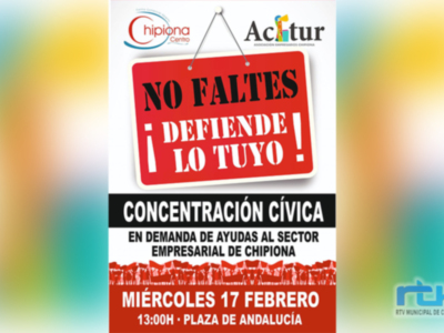 Acitur: La concentración de este miércoles no lleva color político, solo el luto por los comercios y empresas que están cerrando