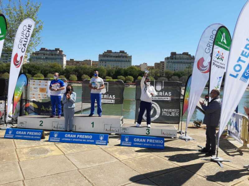 Podio para el Club Náutico en el Campeonato de España de invierno de piragüismo