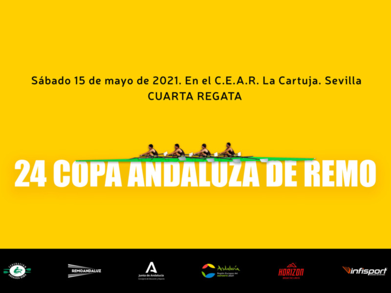 Cuarta regata de la Copa de Andalucía de remo en banco móvil 