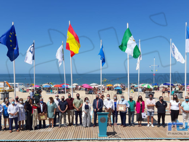 Chipiona inaugura su temporada de playas 2021 con reconocimiento a empresarios y comerciantes