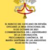 La presencia en la localidad ribereña de Alcalá del Río del Nuncio de Su Santidad en España será el 10 de octubre