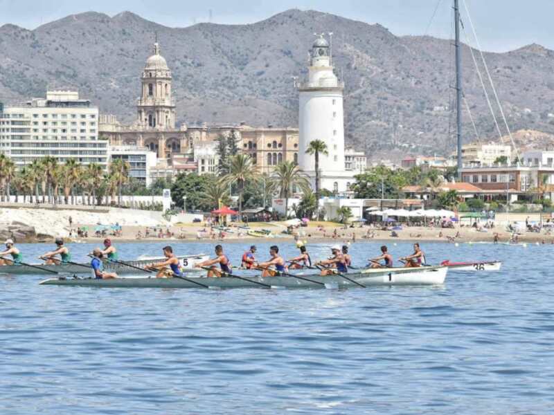 Medallas hispalenses en el Open Ciudad de Málaga y Campeonato de Andalucía de remo de mar