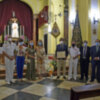 Ofrenda de la Liga Naval Española a la Virgen del Carmen de la Redención en San Ildefonso. 