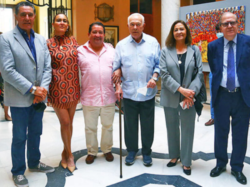 El Maestro Curro Romero en la exposición taurina mexicana del Ateneo de Sevilla