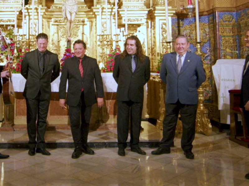 Homenaje a Pascual González en la Hermandad de San Benito, en "Andalucía en Semana Santa"