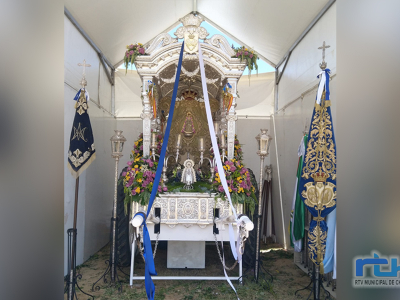  Todo dispuesto para la esperada presentación del Simpecado de Chipiona esta tarde ante la Virgen del Rocío