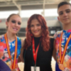 Dani Rodríguez medalla de bronce en el Campeonato de España por parejas de patinaje artístico