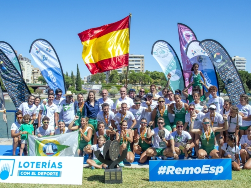 El Club Náutico, campeón de España absoluto de remo olímpico