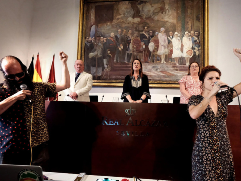 Delegada de Presidencia y Hacienda, Sonia Gaya, que ha participado en el Acto-Homenaje a Blas Infante 
