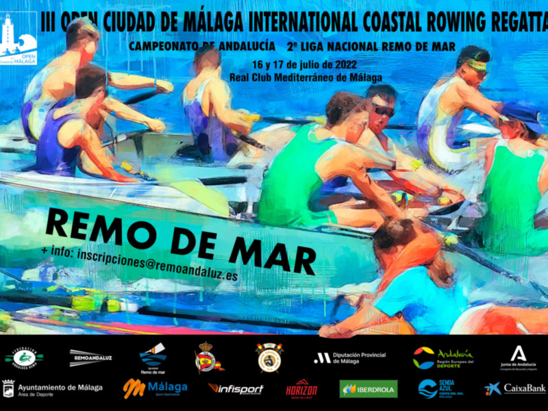 Presencia sevillana en el Open Ciudad de Málaga y Campeonato de Andalucía de remo de mar