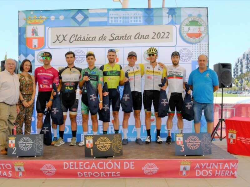 Protagonismo luso y local en la XX Clásica Santa Ana de ciclismo