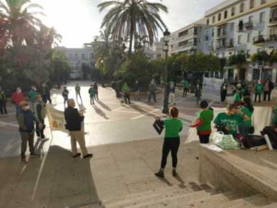 La Marea Verde de El Puerto de Santa María reactivada para empezar este curso su labor de defensa de la Escuela Pública