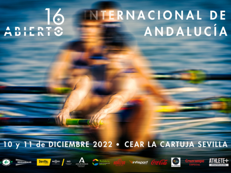 El 16º Abierto internacional de Andalucía de remo, este fin de semana con récord de participación 