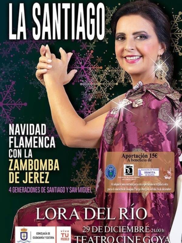     NAVIDAD ENTRADAS PARA LOS CONCIERTOS DE JOAQUÍN PAREJA-OBREGÓN Y MARÍA JOSÉ SANTIAGO(Lora del Río)