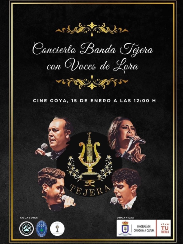 Entradas el concierto de la Banda del Maestro Tejera con ‘Voces de Lora’