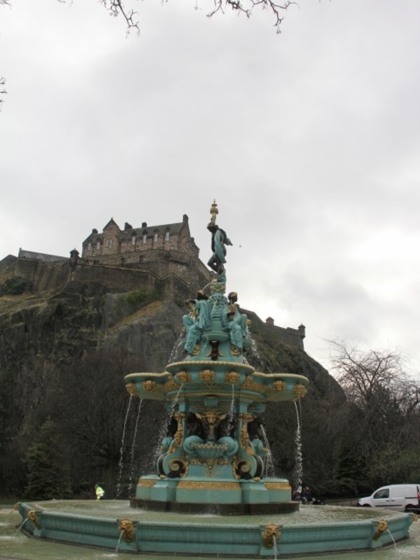Decorativa Fuente de Ross en Edimburgo