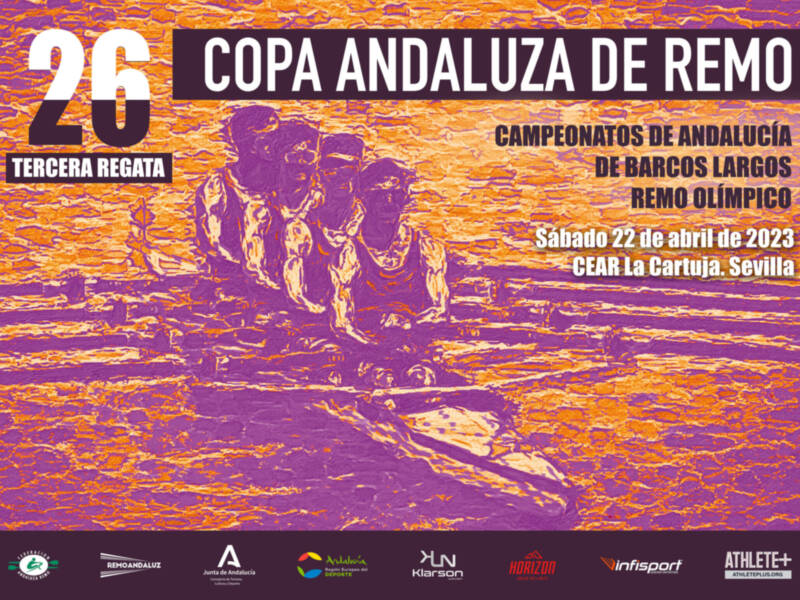 El Campeonato de Andalucía de barcos largos de remo olímpico, en el CEAR La Cartuja 
