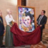 La pintora  Uta Geub presenta ‘En cuerpo y alma’, una obra en estilo del cubismo pop para el cartel del Ayuntamiento de Sevilla del Corpus Christi 