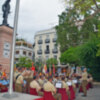Concierto interpretado por la Unidad de Música del Cuartel General de la Fuerzas Terrestre por el día de las Fuerzas Armada en Sevilla. 