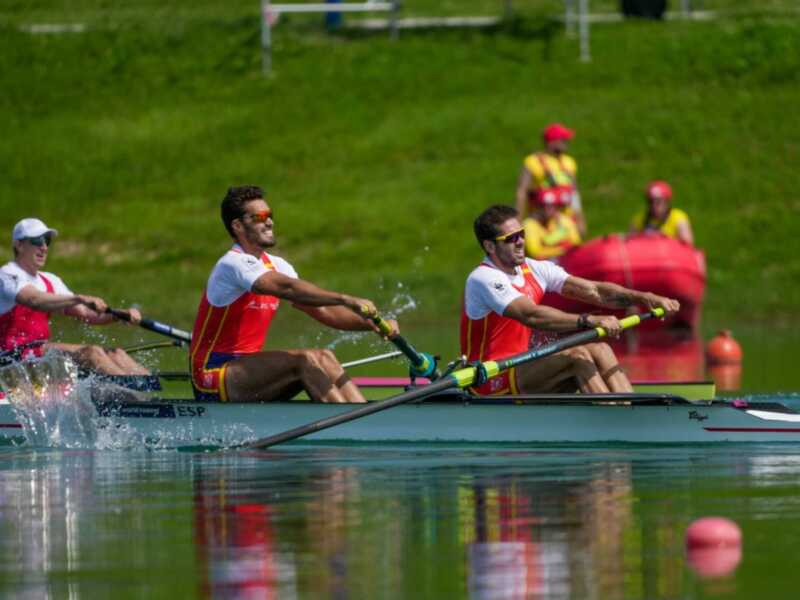 El remo sevillano, en la Copa del Mundo de Lucerna