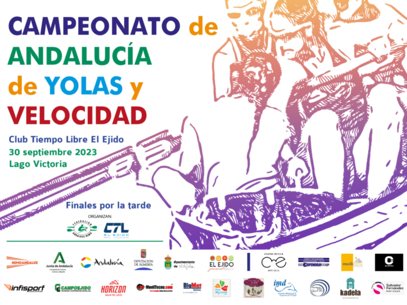 Campeonatos de Andalucía de yolas y velocidad de remo