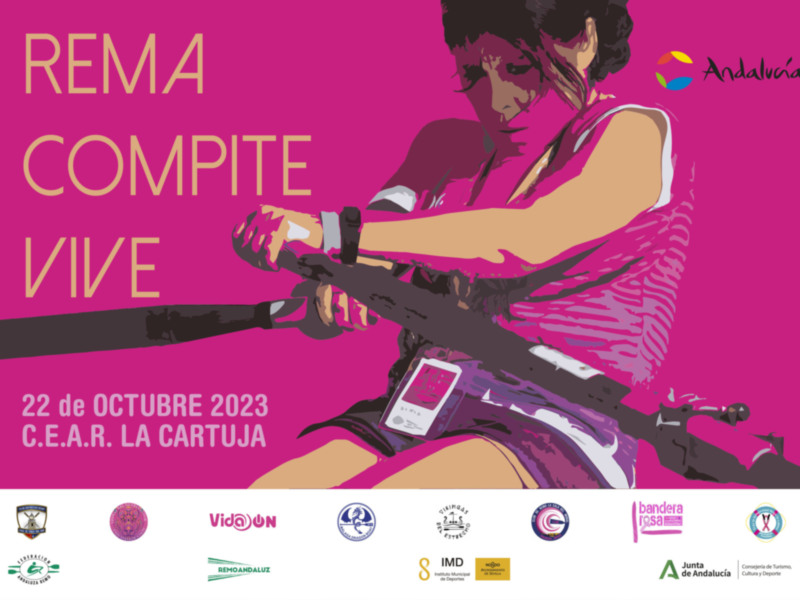 El remo andaluz se solidariza con el cáncer de mama