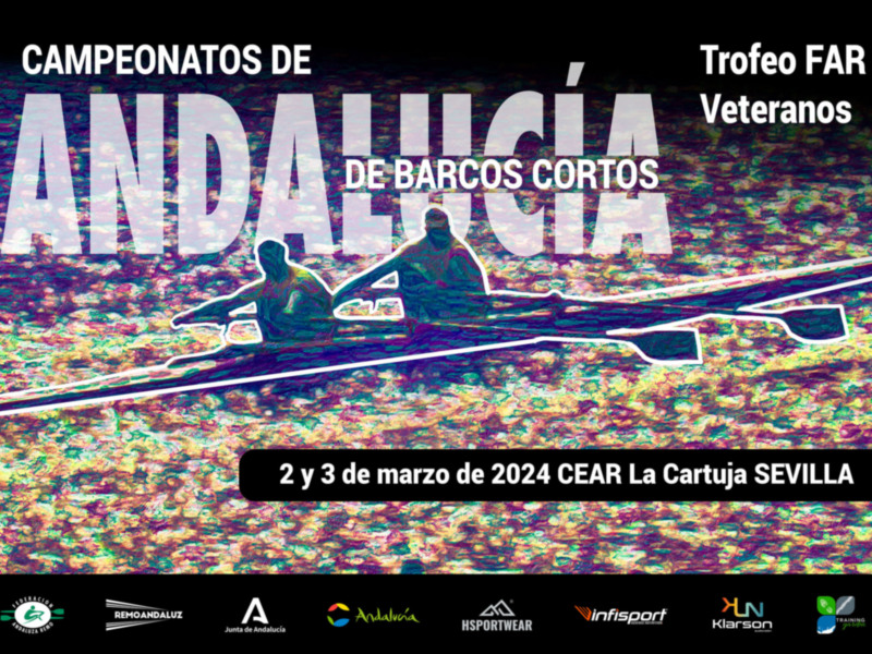 El Campeonato de Andalucía de barcos cortos de remo y el Trofeo FAR de veteranos, en el CEAR La Cartuja 