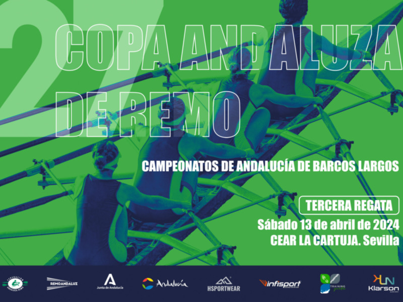El Campeonato de Andalucía de barcos largos de remo, en La Cartuja