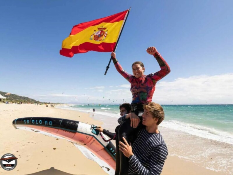 Nuevo éxito para el Náutico Sevilla en la Copa del Mundo de wingfoil
