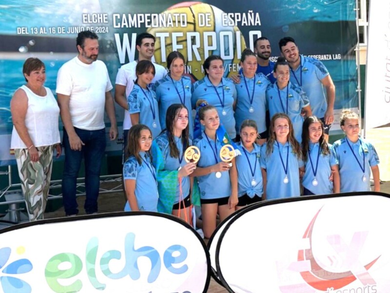 El Club Waterpolo Dos Hermanas PQS vuelve a hacer historia en el Campeonato de España alevín