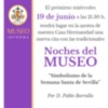 Simbolismo de la Semana Santa de Sevilla por Pablo Borrallo este miércoles en el Museo 