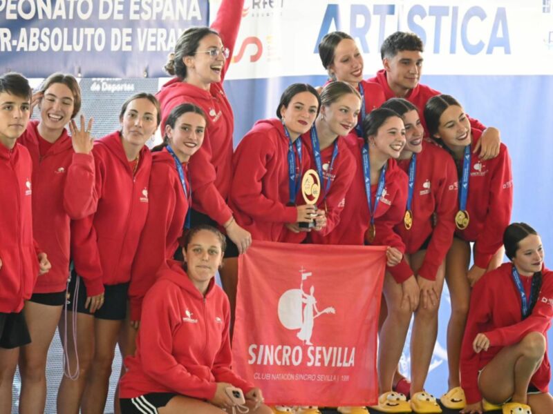 El Club Natación Sincro Sevilla, campeón de España absoluto