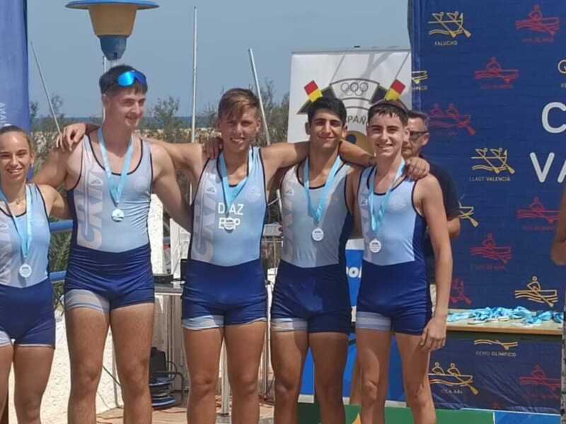 Triple medalla para el Club Remo de Mar La Línea en la Liga Nacional Iberdrola