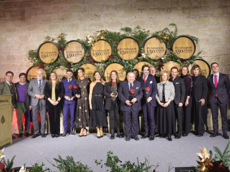 Fundador acoge los premios ‘Flamenco en la piel’ entregados a Paco Cepero, Juan José Padilla, Inés Domecq, Toñi Moreno y Joaquín Sánchez