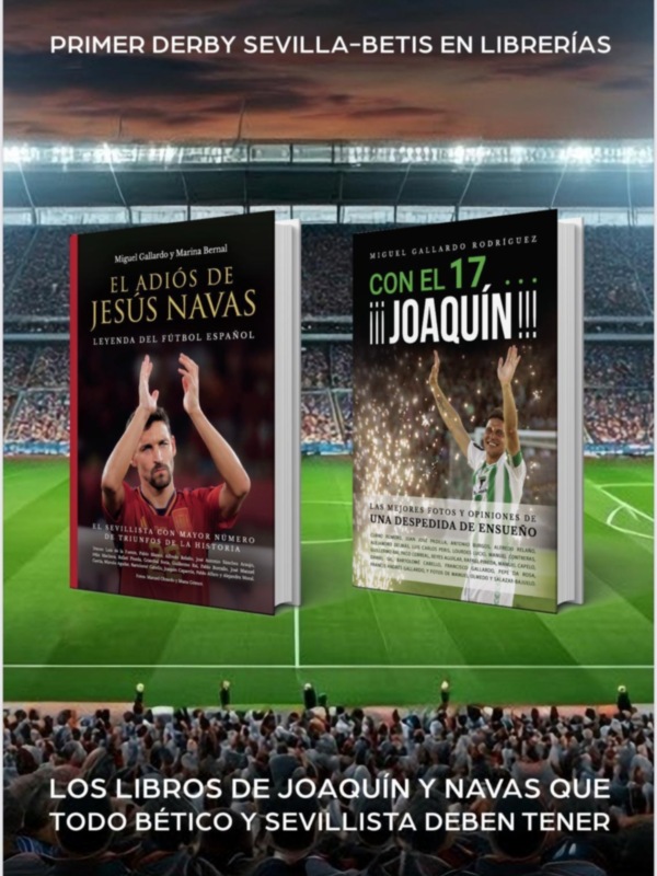 El libro el adiós de Jesús Navas está siendo uno de los más vendidos estas Navidades