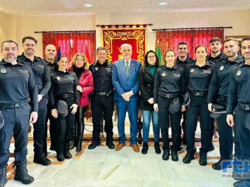 Toman posesión en prácticas en la plantilla de la Policía Local de Chipiona diez nuevos agentes