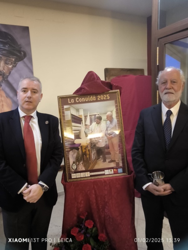 Presentaciòn DEL CARTEL 2025 TERTULIA COFRADE "LA CONVIDÁ"
