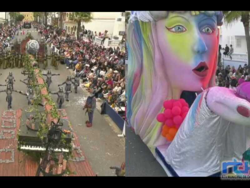 La cabalgata de Carnaval de Chipiona transcurrió a buen ritmo y sin incidentes y contó con la participación de 1.300 personas   