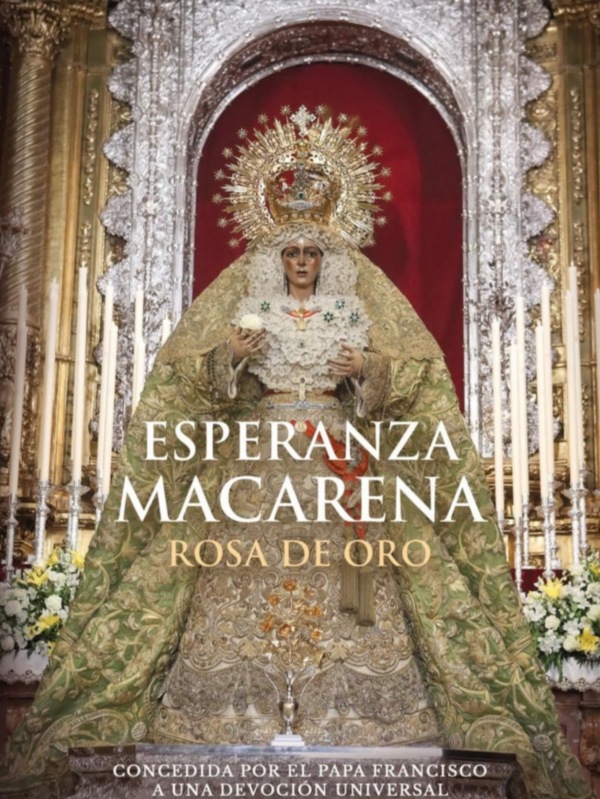 Mañana martes a la 5 Presentación en Ateneo libro Esperanza Macarena , Rosa de Oro 