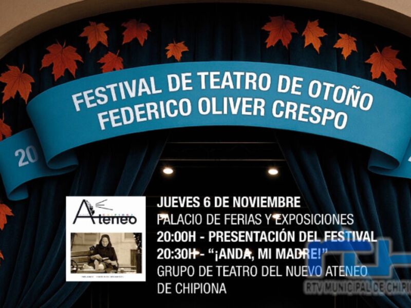 La obra de teatro ‘Anda, mi madre! abre mañana el Festival de Teatro Federico Oliver Crespo