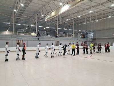 Domingo de fuegos para un Club Patín Irlandesas Sevilla que certifica la permanencia en la OK Liga Bronce Sur