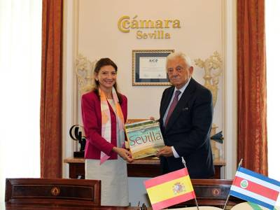 Sevilla y Costa Rica estrechan lazos económicos bajo el paraguas iberoamericano de AICO 