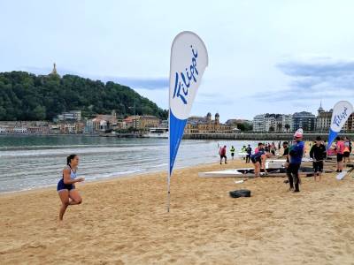 Acento gaditano en la segunda regata de la Liga Nacional Filippi de beach sprint