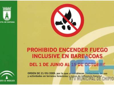 La Junta prohíbe el uso del fuego en los espacios forestales y de influencia forestal de Andalucía