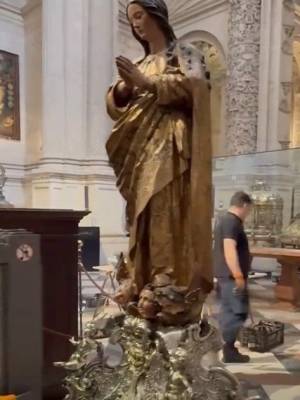 Así se prepara la Catedral de Sevilla para la procesión del Corpus Christi