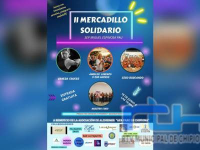 El Centro de Educación de Adultos Miguel Espinosa Pau organiza un mercadillo solidario a beneficio de AFA Faro de Chipiona