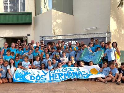 El Club Waterpolo Dos Hermanas PQS hace historia en los Campeonatos de España alevín