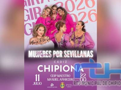 Chipiona acogerá el espectáculo ‘Mujeres por Sevillanas’ el próximo 11 de julio