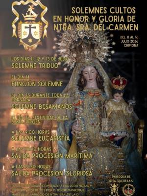 Chipiona se prepara para vivir intensamente la jornada dedicada a la festividad de la Virgen del Carmen