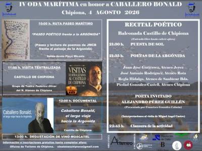 Nuevo Ateneo de Chipiona dedica este año su Oda Marítima al autor José Manuel Caballero Bonald